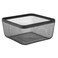 Meshi Metal Pantry Basket (Black, 31 x 31 x 15.8 cm)