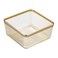 Meshi Metal Pantry Basket (Brass, 31 x 31 x 15.8 cm)