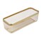 Meshi Metal Pantry Basket (Brass, 41.2 x 15.8 x 3.3 cm)