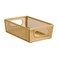 Perforated Metal Bin (Brass, 25.4 x 15 x 7.6 cm)
