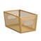 Perforated Metal Bin (Brass, 25.4 x 15 x 12.7 cm)