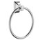 Modern Towel Ring Chrome