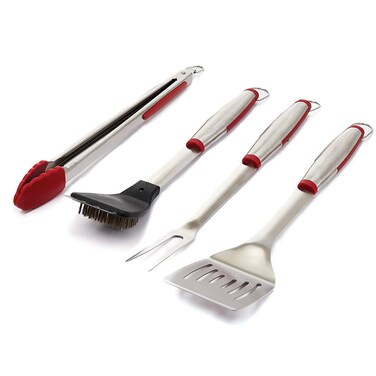 Stainless BBQ Tool Set (4 pcs)