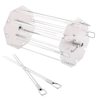 Stainless Steel Rotisserie Skewers (Pack of 8)