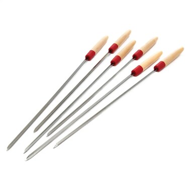 Deluxe Stainless Steel Skewer Set (6 Pc.)