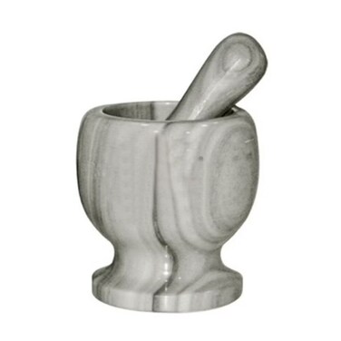 Mortar Set Grey 13.6x14x17.8cm