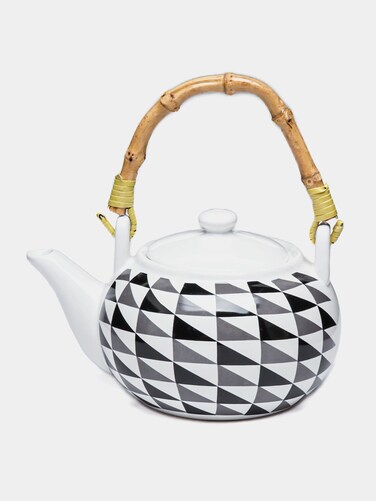 Ceramic Tea Pot Coffee Serving With Lid-700Ml