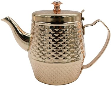 Stainless Tea Pot 48Oz Copper