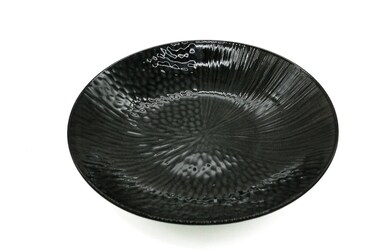 Ceramic Soup Plate 25.4Cm Black