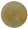 Ceramic Round Plate 25Cm*2Cm, Brown/Turquoise Ripple Design