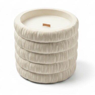 Scented Candle &mdash; Cream Chalk Cup