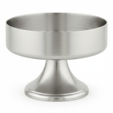 Silver Mini Dessert Serving Cup With Sleek Design For Elegant Presentation &ndash; 100 Ml