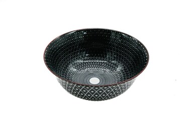 Ceramic Soup Bowl Black