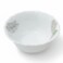 White Opalware Multipurpose Bowl With Leaf Design 4 Inch