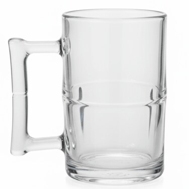Multipurpose Glass Beer Mug With Elegant Handle &ndash; 400 Ml