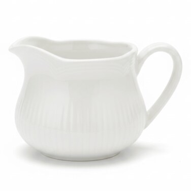 Premium White Ceramic Milk Jar &ndash; 200Ml