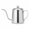 Stainless Steel Gooseneck Pour-Over Coffee Kettle   Mirror-Polished   10Cm