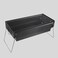 Durable Construction Portable Foldable Charcoal Bbq Grill Stand- Black