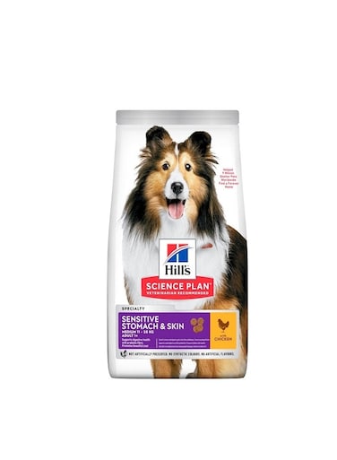 Hill's Science Plan Sensitive Stomach &amp; Skin Medium Adult Dog Food with Chicken 14 kg