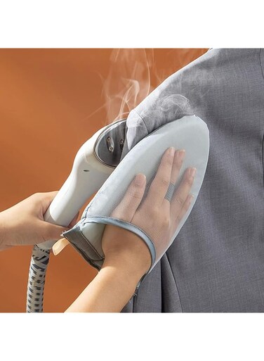 ALMEKAQUZ Garment Steamer Ironing Glove,Waterproof Mini Ironing Board with Finger Loop,Garment Steamer Mitt Heat Resistant Gloves for Clothes Steamers