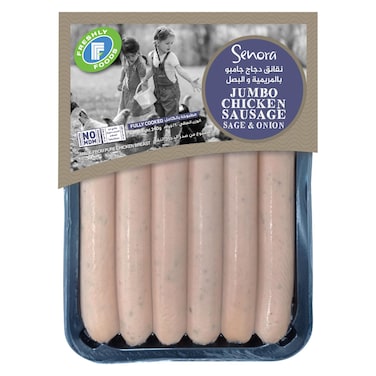Freshly Foods Senora Sage and Onion Jumbo Chicken Sausage, 240g