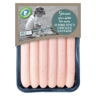 Freshly Foods Senora Jumbo Spicy Chicken Sausage, 240g