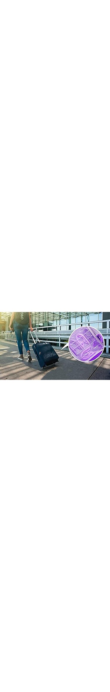 GulfDealz Home Durable Travel and picnic Portable Folding Clothes Drying Rack/Hanger (Pack of 5), Plastic Material - Purple