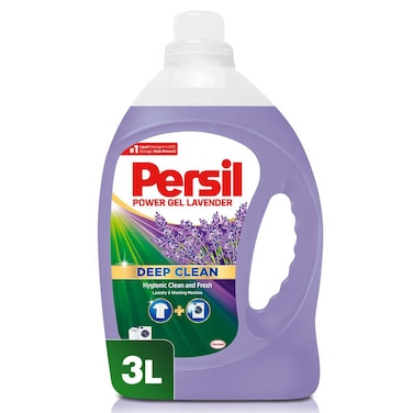 Persil Power Gel Liquid Laundry Detergent Lavender 3L