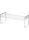Bloom Queen Size Kitchen Rack - Large White Storage Solution - Sturdy, Space-Saving Design for Kitchens - Versatile and Durable (52cm x 21cm x 18cm)