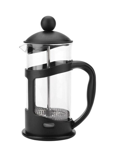 French Press Coffee Maker 600 ml Black/Clear 600ml