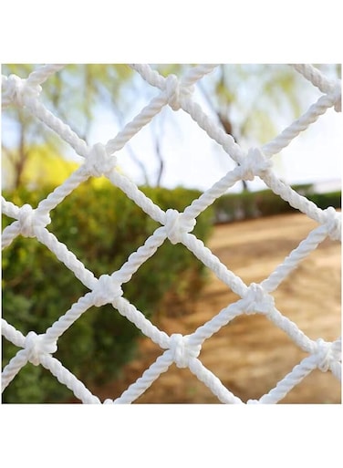 AWSAD Nylon Rope Safe Net Garden Plant Climbing Netting Balcony Window Deck Staircase Protection Fence, Customizable AWSAD (Color : 5cm mesh, Size : 3x3m(10x10ft))