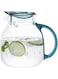 2.0L Drip-Free Borosilicate Water Jug With Lid,Glass Pitcher For Hot &amp; Cold Beverages &amp; Fridge,Iced Tea Jug,Juice Pour Bottle,Elegant Water Jug