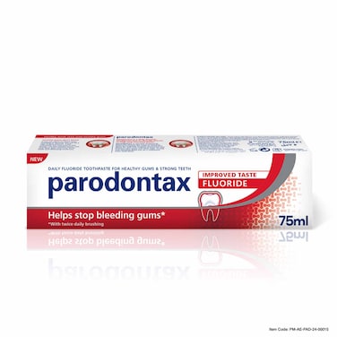 Parodontax Fluoride Toothpaste for Bleeding Gums, 75ml
