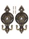 ORFOFE 2Pcs Decorative Curtain Pothooks Alloy Curtain Hangers and Hat Hooks Stylish Curtain Holders for Home D&eacute;cor and Functional Curtain Accessories