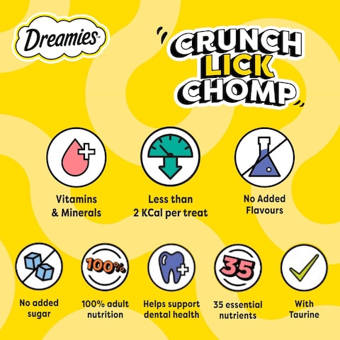 Dreamies Cat Treats with Delectable Duck  60g