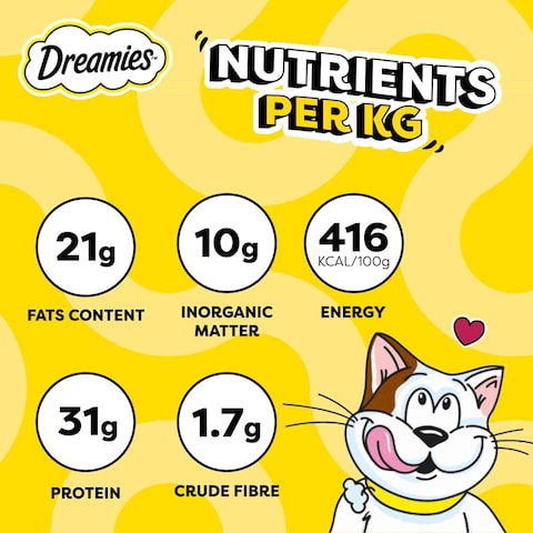 Dreamies Cat Treats with Delectable Duck  60g