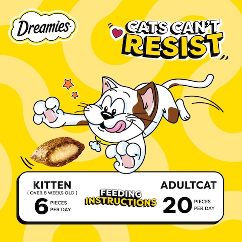 Dreamies Cat Treats with Delectable Duck  60g