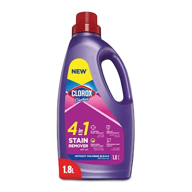 Clorox for Clothes 4in1 Stain Remover, for Colored Clothes Floral, 1.8L
