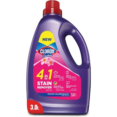 Clorox Clothes Liquid Stain Remover &amp; Color Booster Colored Clothes Floral 3L
