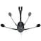 Logitech H111 Stereo Wired Headset with Rotating Microphone and 3.5mm Audio Jack, Black
