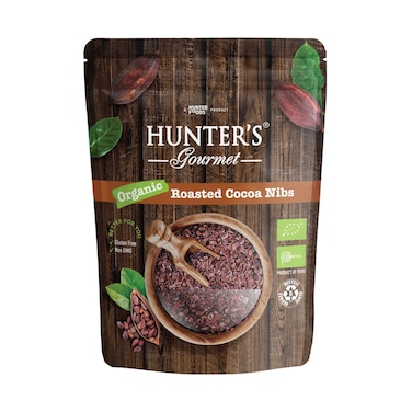 Hunter's Gourmet Organic Roasted Cocoa Nibs, 300g