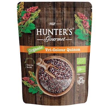 Hunter&#39;s Gourmet Organic Tri-Colour Quinoa, 300g
