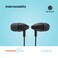 Porodo Blue Stereo Earphones with 3.5mm AUX Connector, 1.2m Cable, Deep Bass Wired Earbuds with Clear Sound