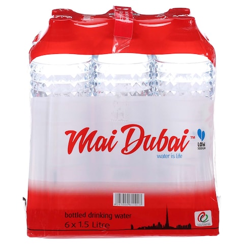 Mai Dubai Low Sodium Drinking Water 1.5L Pack of 6