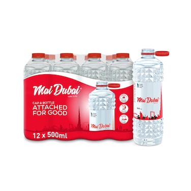 Mai Dubai Low Sodium Drinking Water 500ml Pack of 12