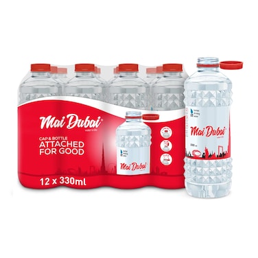 ماي دبي مياه شرب  قليلة الصوديوم 330 ملل حزمة من 12