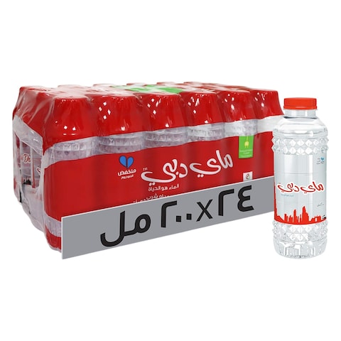 ماي دبي مياه شرب  قليلة الصوديوم 200 ملل حزمة من 24