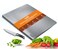 Stainless Steel Chopping Board &acirc;&euro;&ldquo; 39 x 31 cm, Food Grade Steel Cutting Board with Lip, Non-Slip &amp; Rust-Proof, Sleek Rounded Edges, Heavy-Duty for Cutting Vegetables, Meat, Fish &amp; Fruits &acirc;&euro;&ldquo; Large
