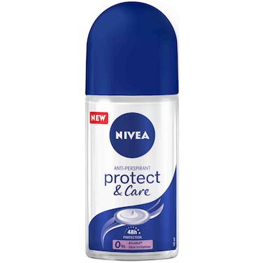 NIVEA Antiperspirant Roll-on for Women Protect &amp; Care No Ethyl Alcohol 50ml
