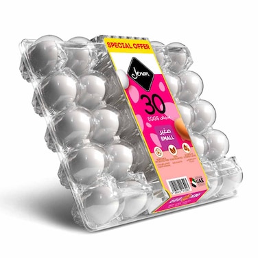 Jenan Small White And Brown Small Eggs 30 PCS